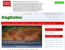 Tablet Screenshot of logmaster.hu